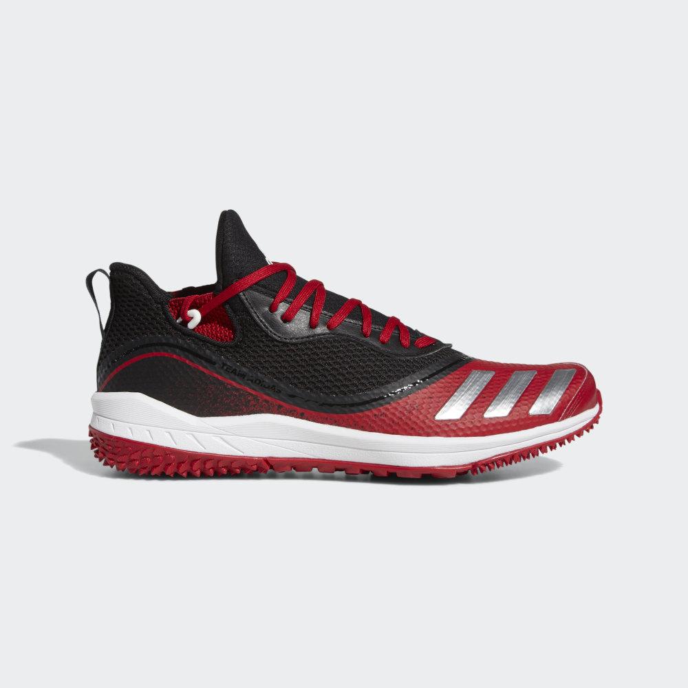 Tenisi Adidas Icon V Turf Barbati Romania - Rosii/Argintii Metal/Negrii G28295